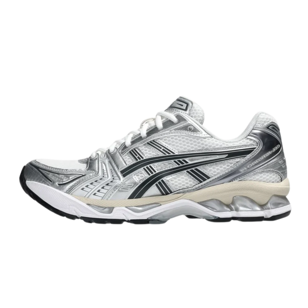 Gel-Kayano 14 White Graphite Grey.