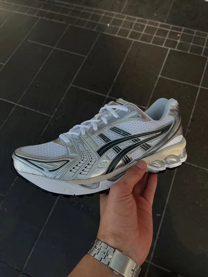 Gel-Kayano 14 White Graphite Grey.