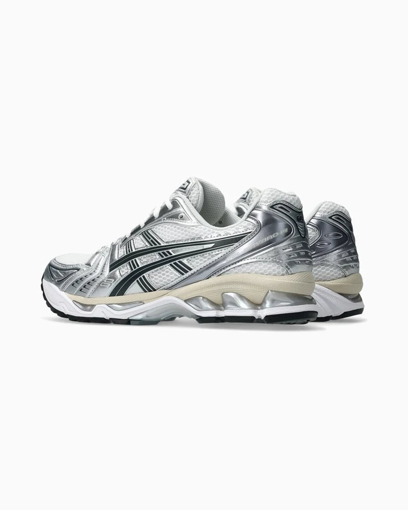 Gel-Kayano 14 White Graphite Grey.
