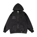 Gallery Dept Letter Embroidery Washed Cardigan Hoodie Coat